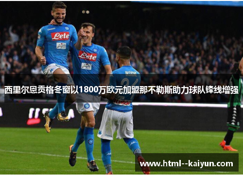 西里尔恩贡格冬窗以1800万欧元加盟那不勒斯助力球队锋线增强 西里尔恩贡格冬窗以1800万欧元加盟那不勒斯助力球队锋线增强